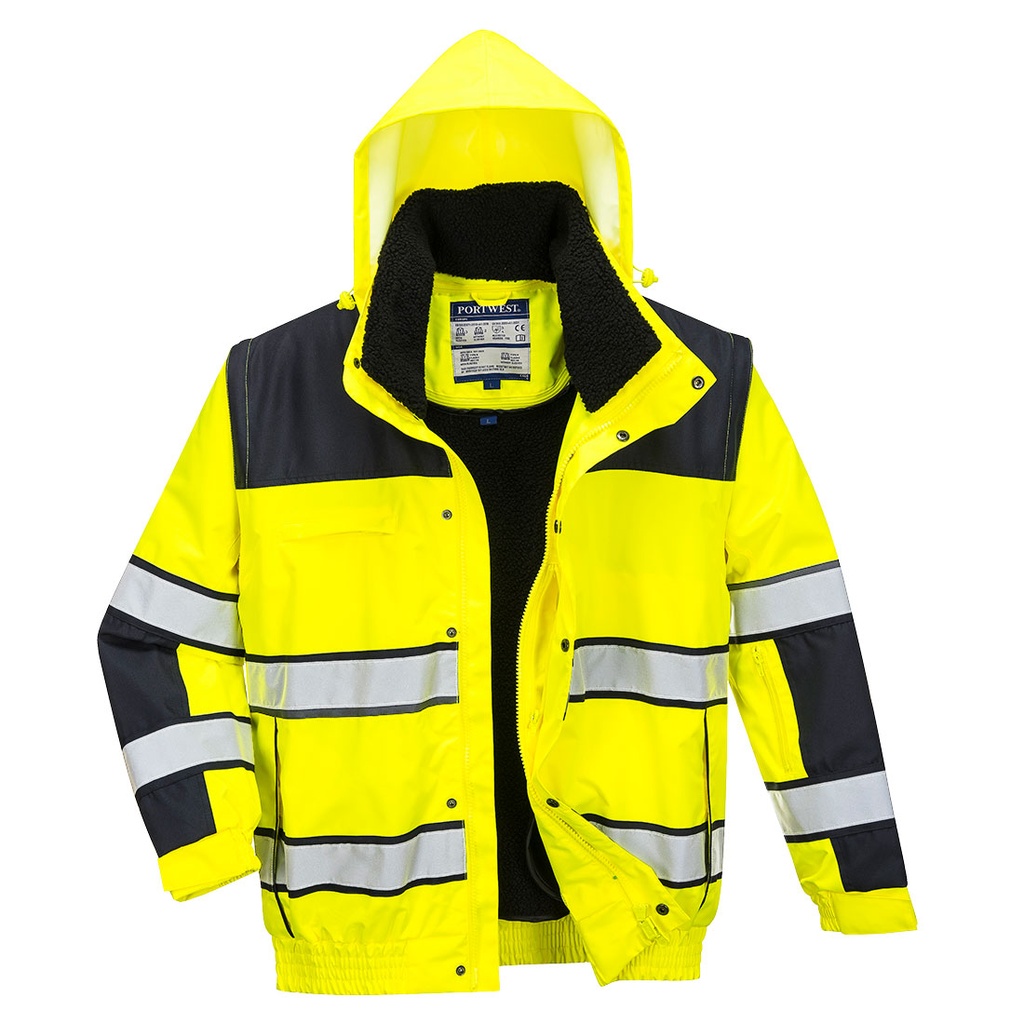 C466 Hi-Vis Classic Bomber Jacket