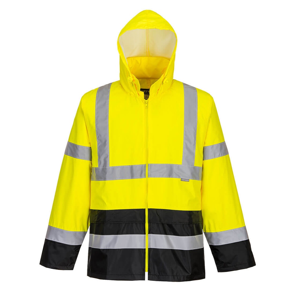 H443 Hi-Vis Classic Contrast Rain Jacket