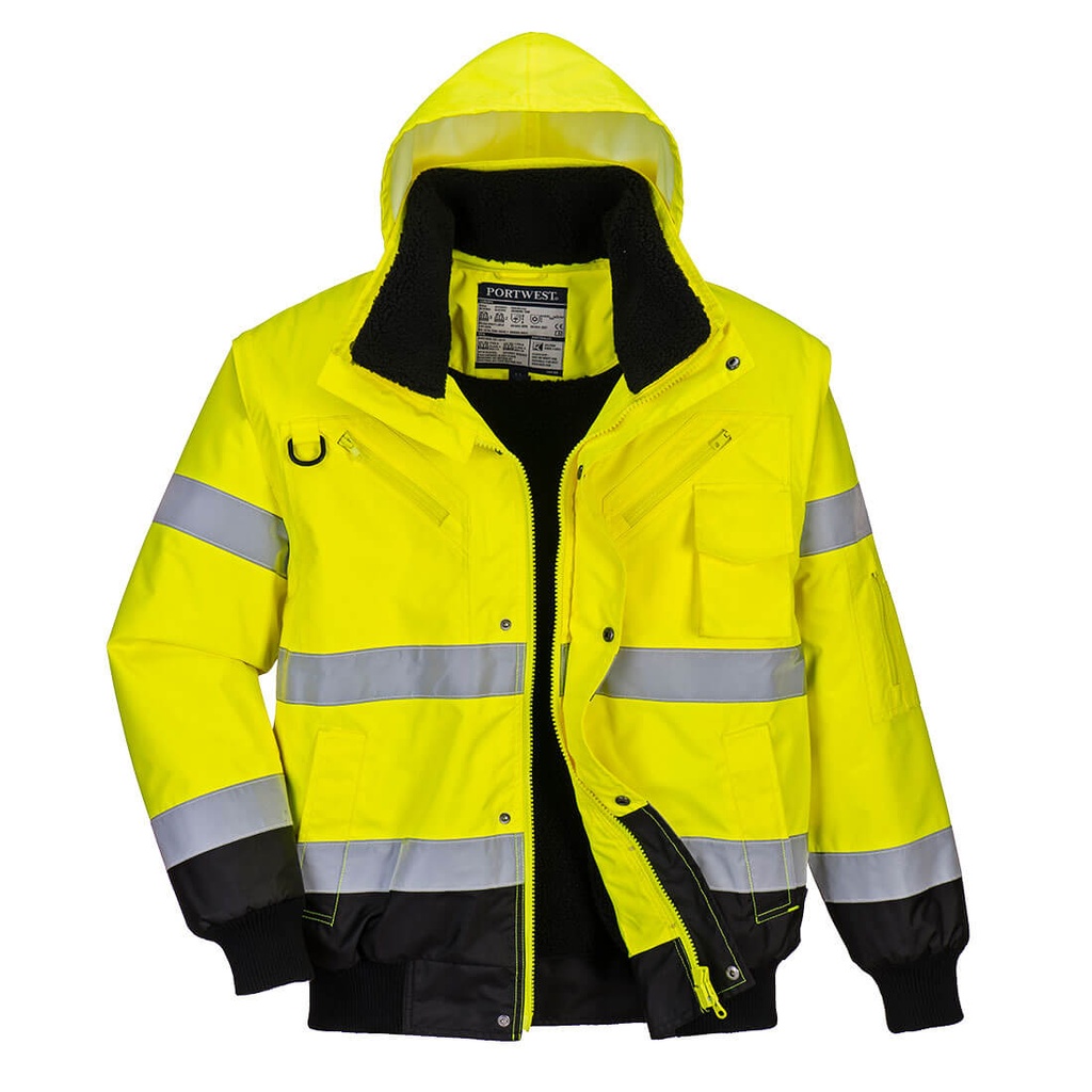 C465 Hi-Vis Contrast Bomber Jacket