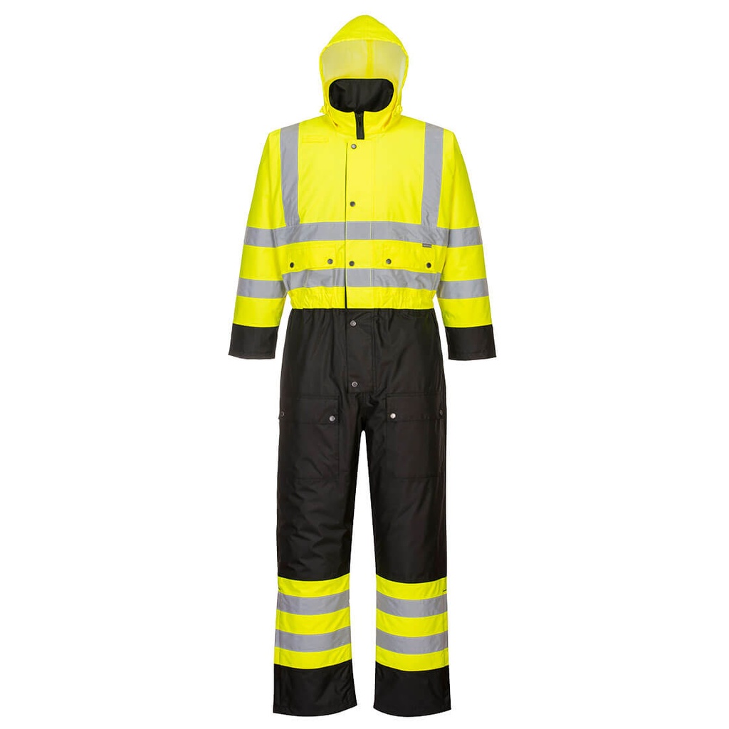 S485 Hi-Vis Contrast Coverall - Lined