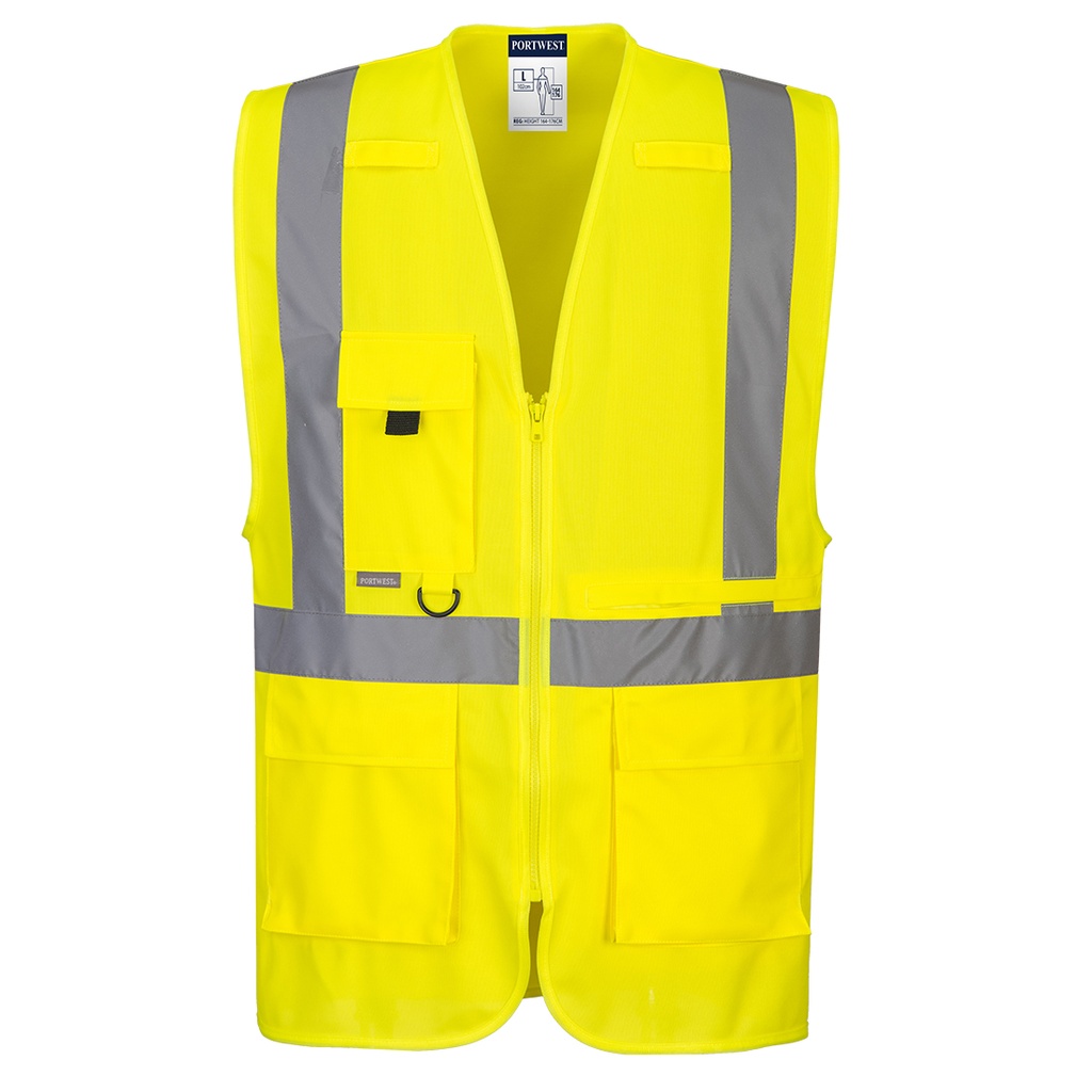 C357 Hi-Vis Executive Vest With Tablet Pocket