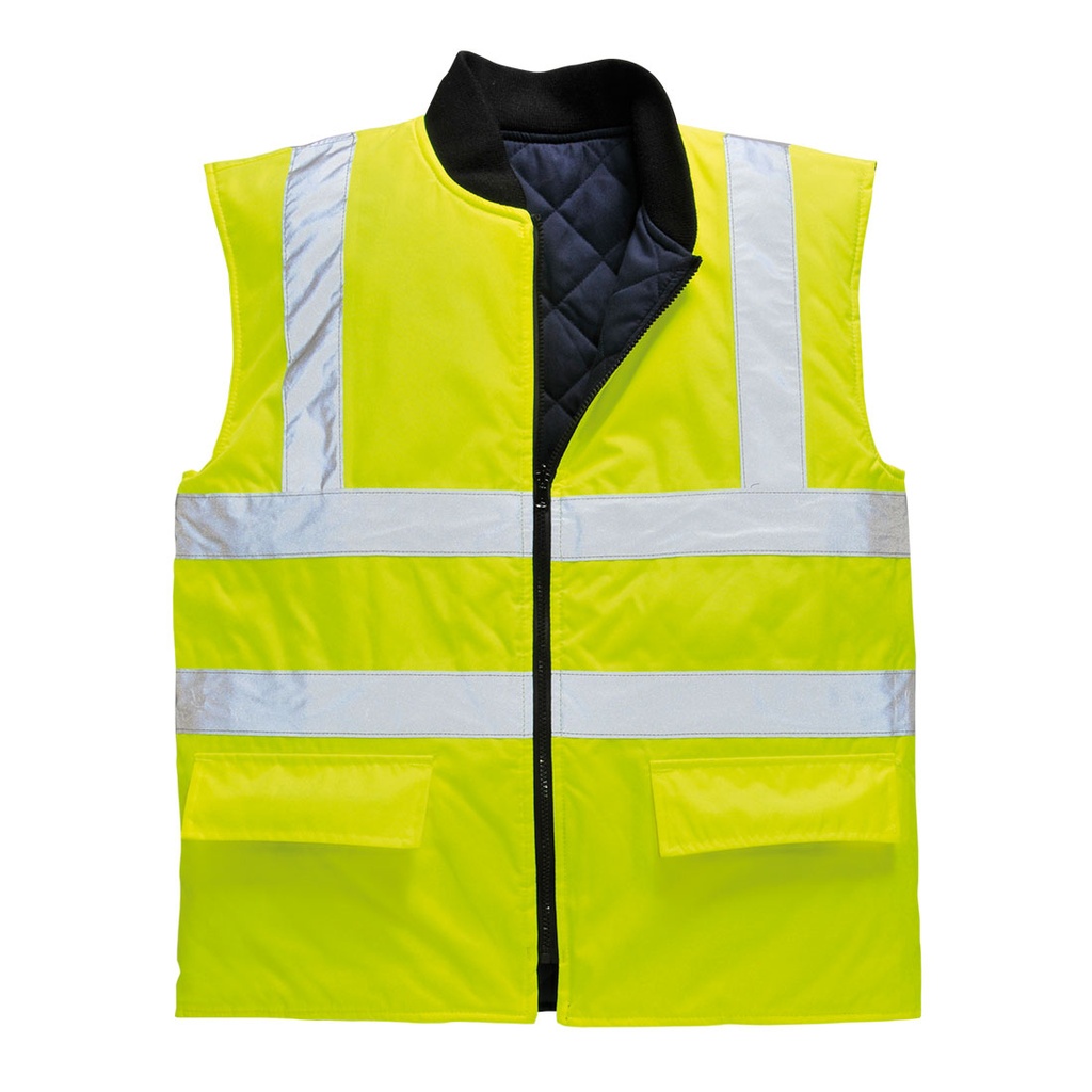 S469 Hi-Vis Reversible Bodywarmer