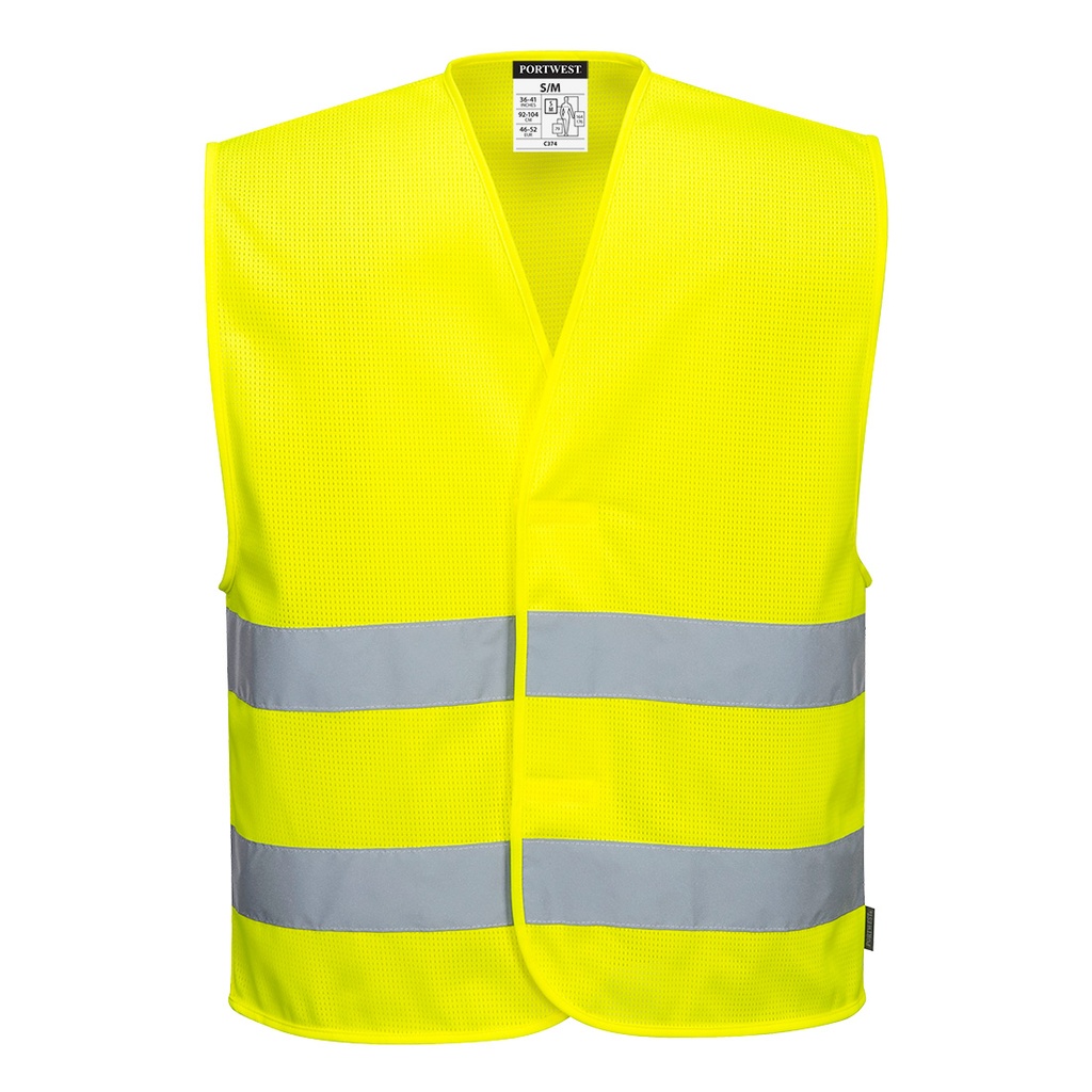 C374 MeshAir Hi-Vis Two Band Vest