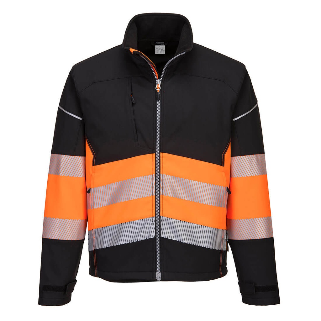 PW375 PW3 Hi-Vis Class 1 Softshell Jacket (3L)