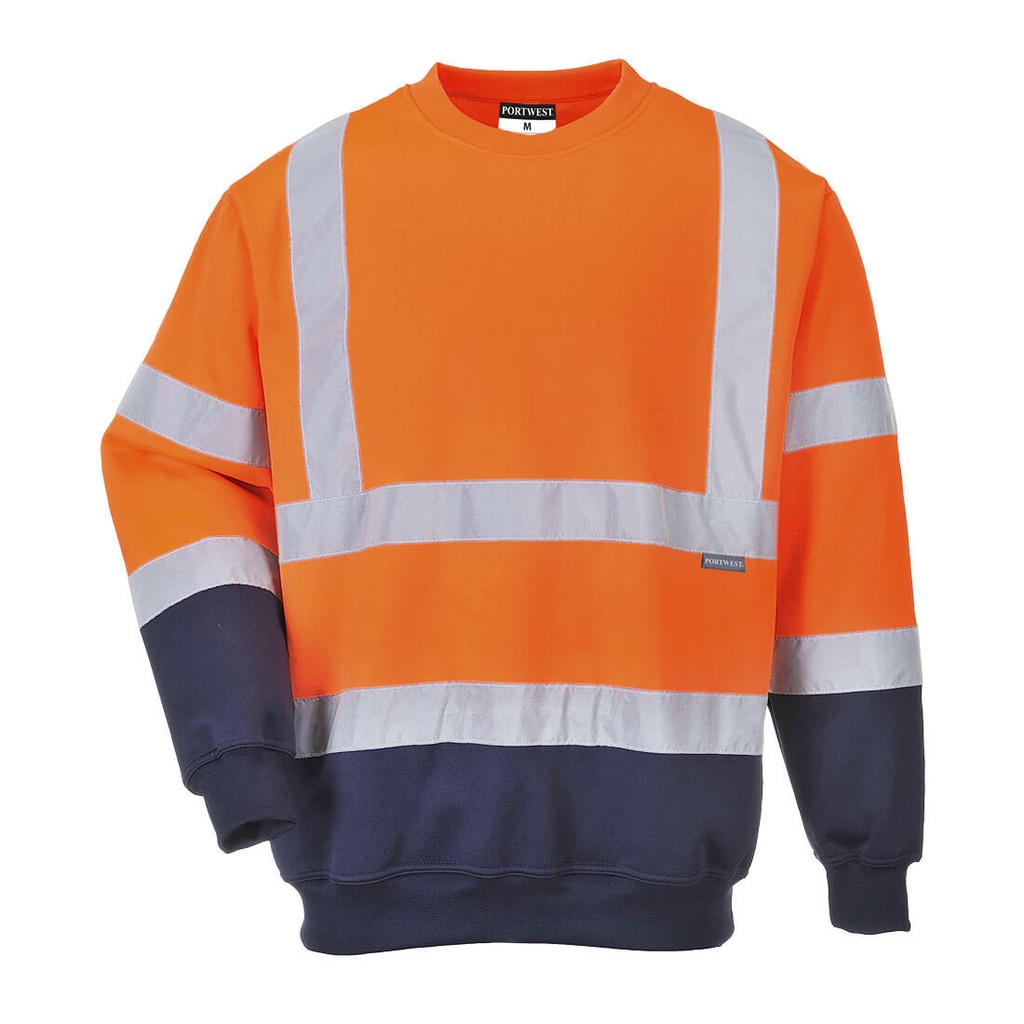 B306 Two Tone Hi-Vis Sweatshirt