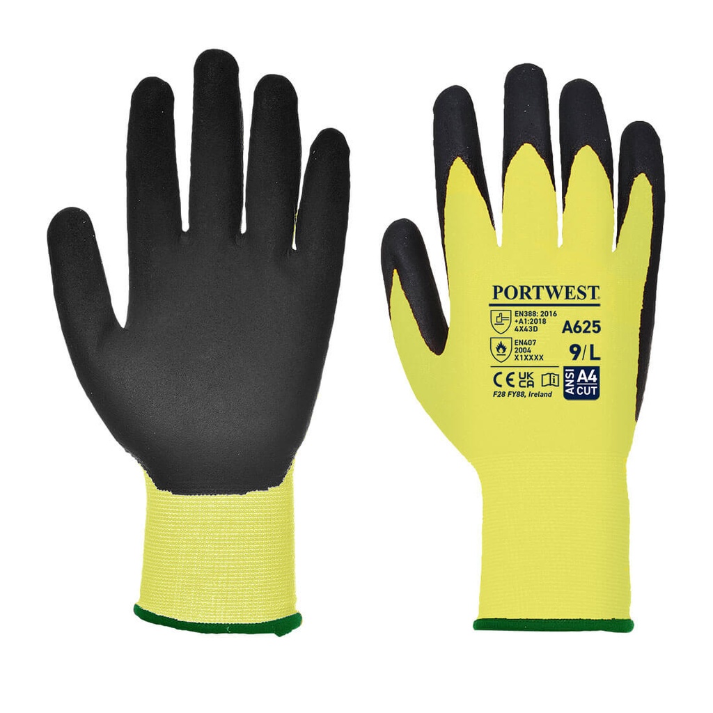 A625 Vis-Tex Cut Resistant Glove - PU