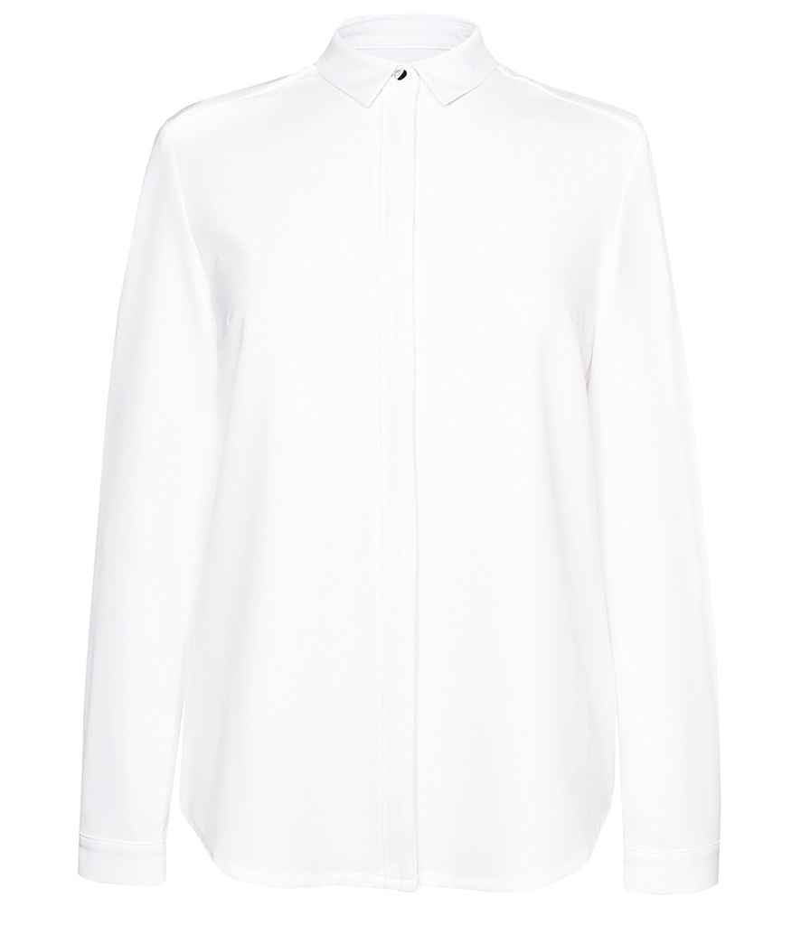 BK145 Brook Taverner Ladies Capri Long Sleeve Blouse