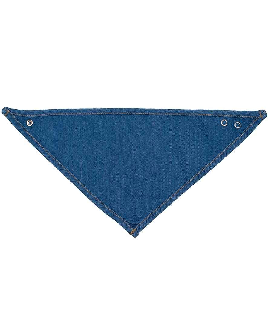 BZ55 BabyBugz Baby Rocks Denim Bandana Bib