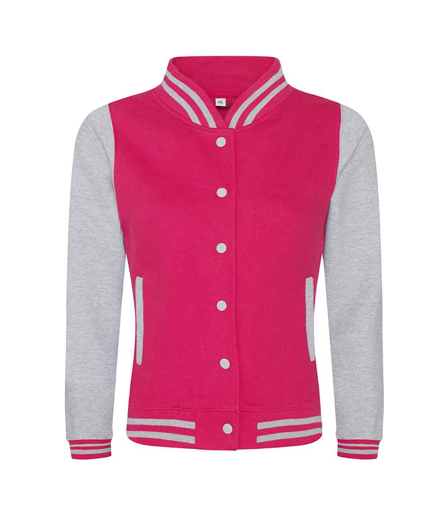 JH043F AWDis Ladies Varsity Jacket