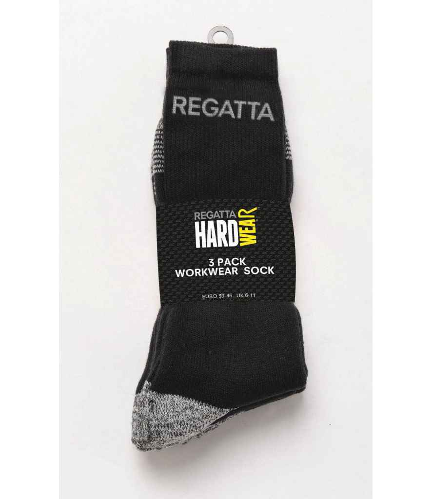 RG287 Regatta 3 Pack Workwear Socks