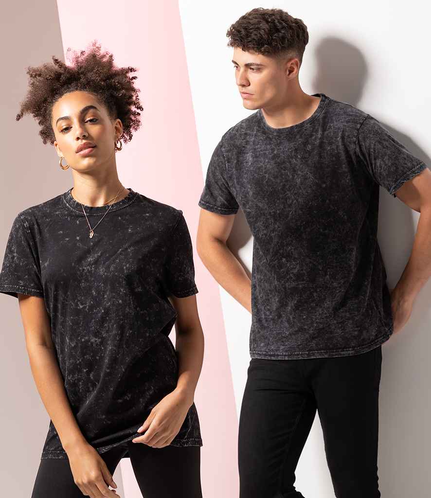 SF203 SF Unisex Washed Band T-Shirt