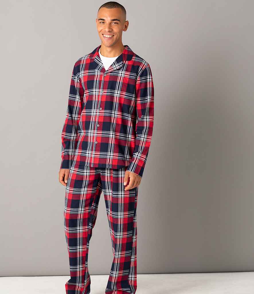 SF74 SF Men Tartan Lounge Set