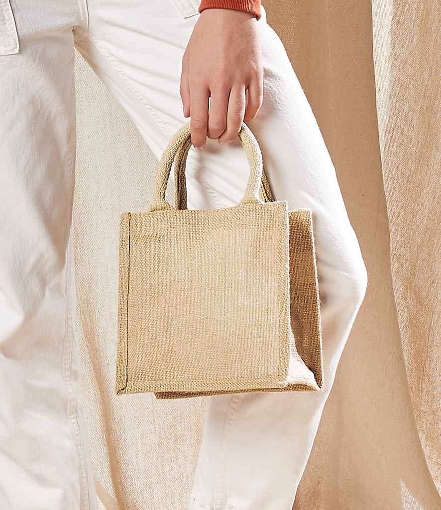 W411 Westford Mill Jute Petite Gift Bag