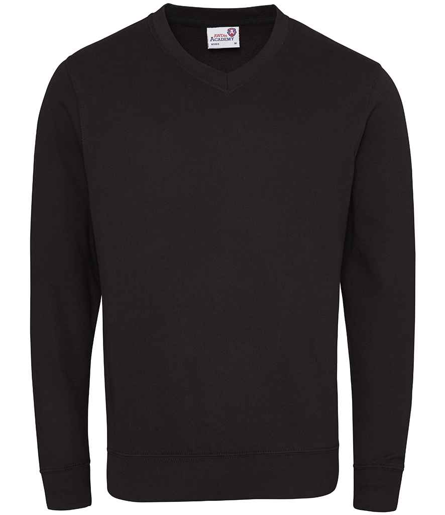 AC003 AWDis Academy V Neck Sweatshirt