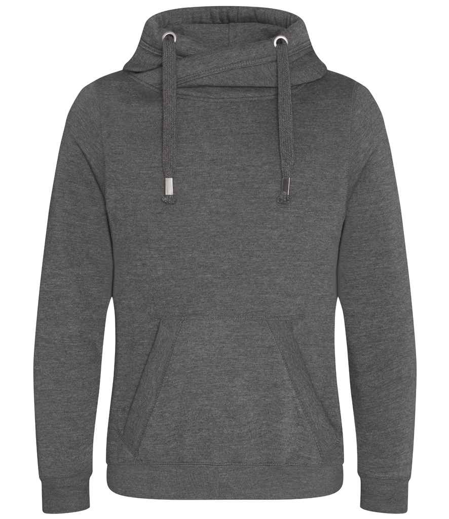 JH021 AWDis Cross Neck Hoodie