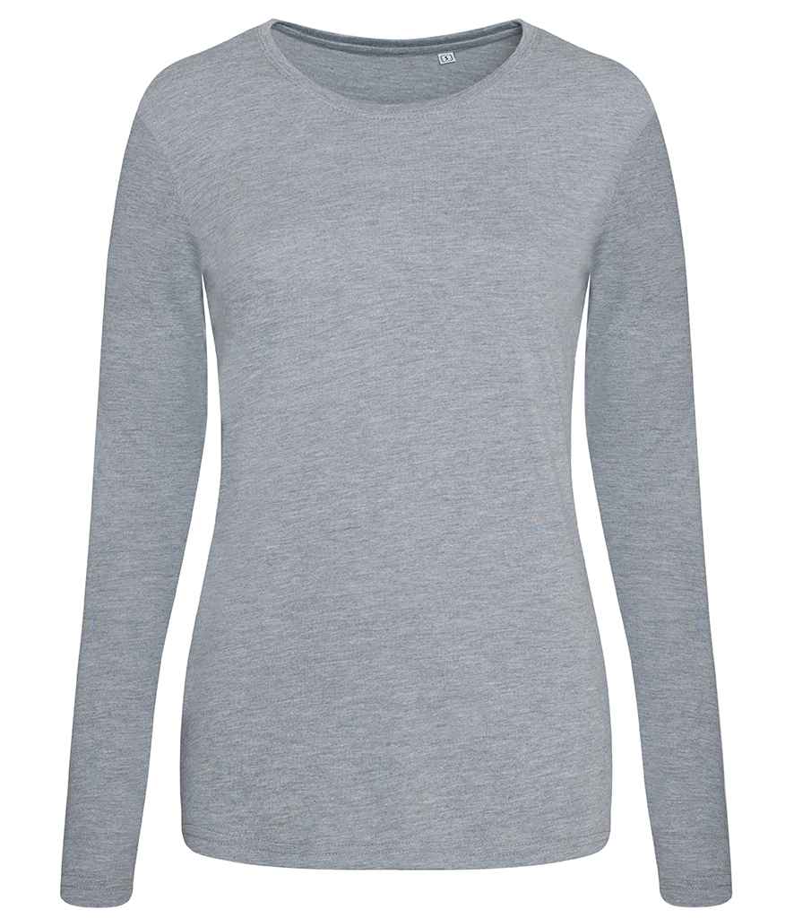 JT002F AWDis Ladies Long Sleeve Tri-Blend T-Shirt