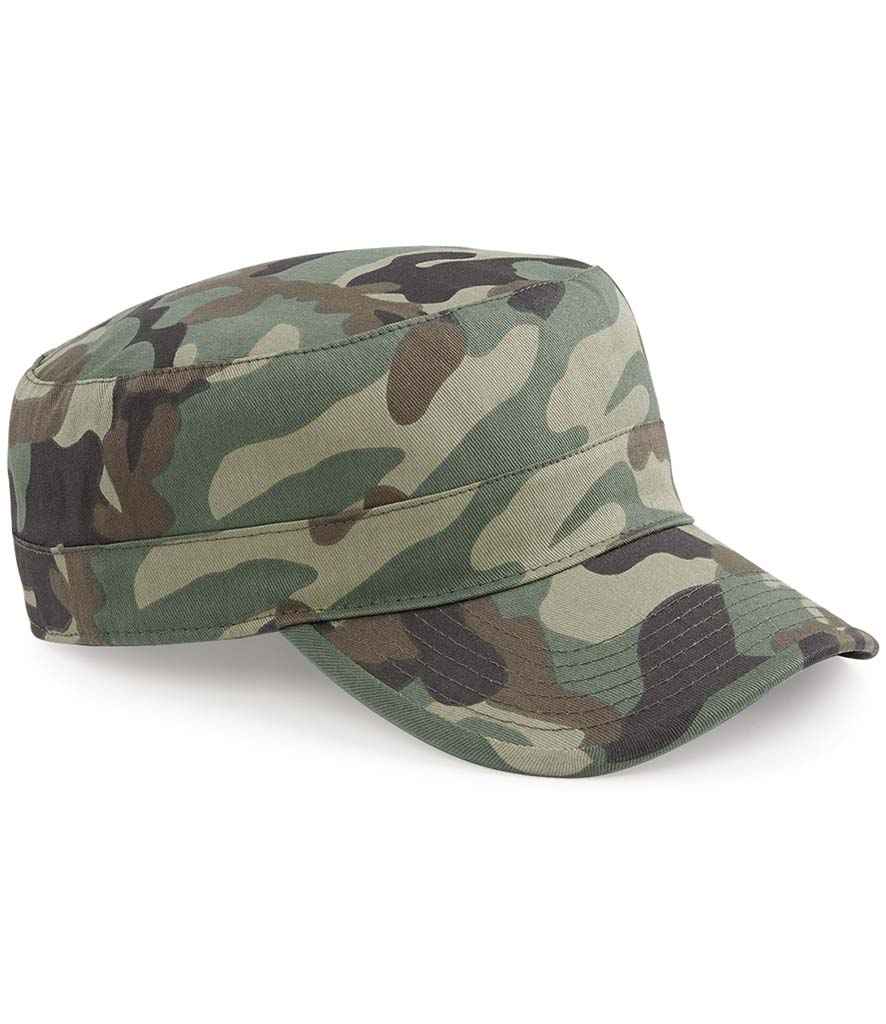 BB33 Beechfield Camo Army Cap