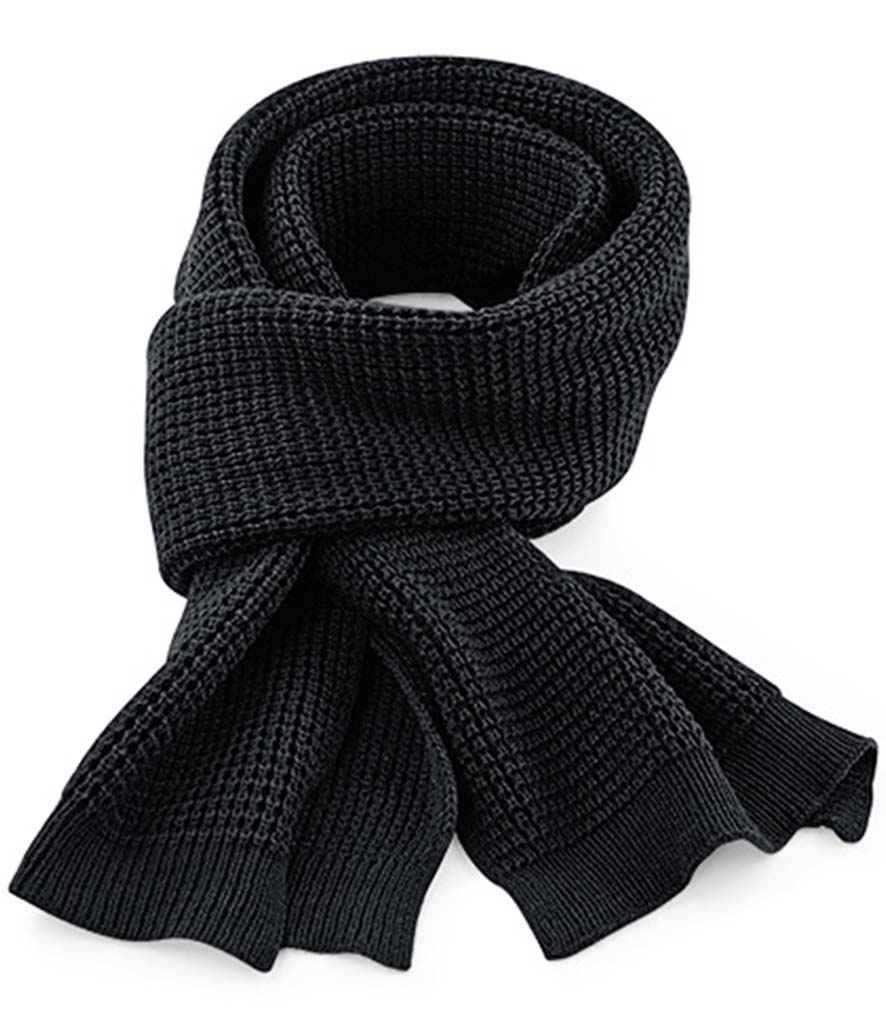 BB424 Beechfield Classic Waffle Knit Scarf