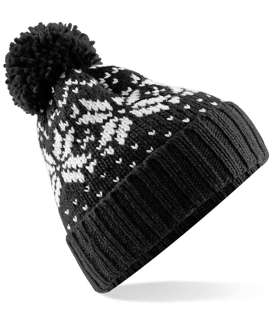 BB456 Beechfield Fair Isle Snowstar® Beanie