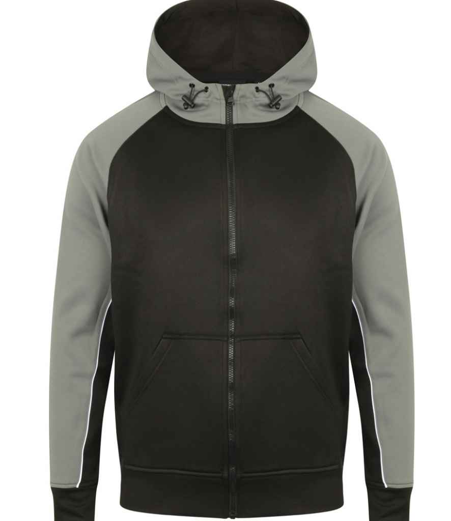 LV340 Finden and Hales Panelled Sports Hoodie