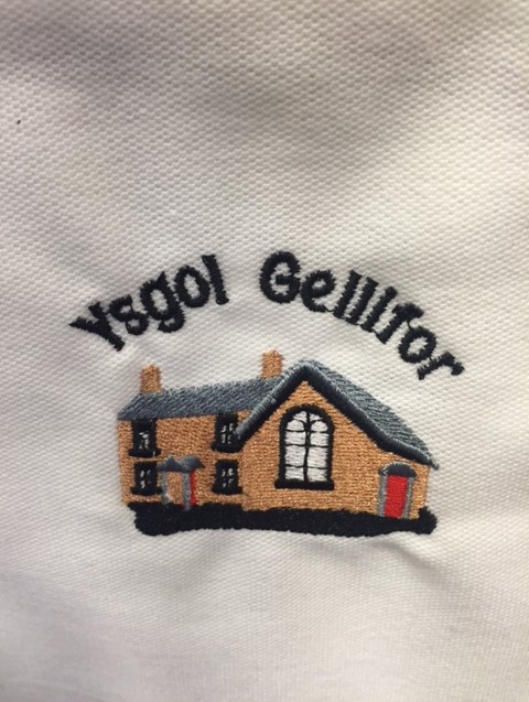 Ysgol Gellifor Polo Shirt (White)