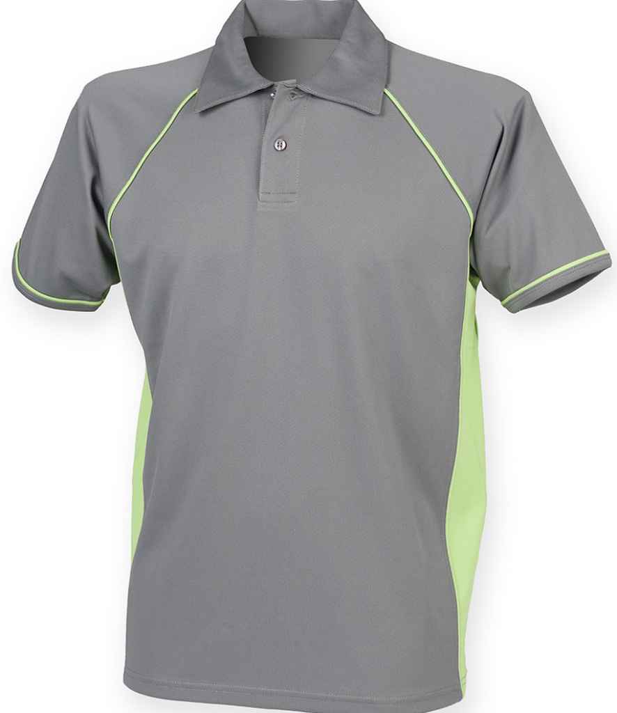 LV370 Finden and Hales Performance Piped Polo Shirt