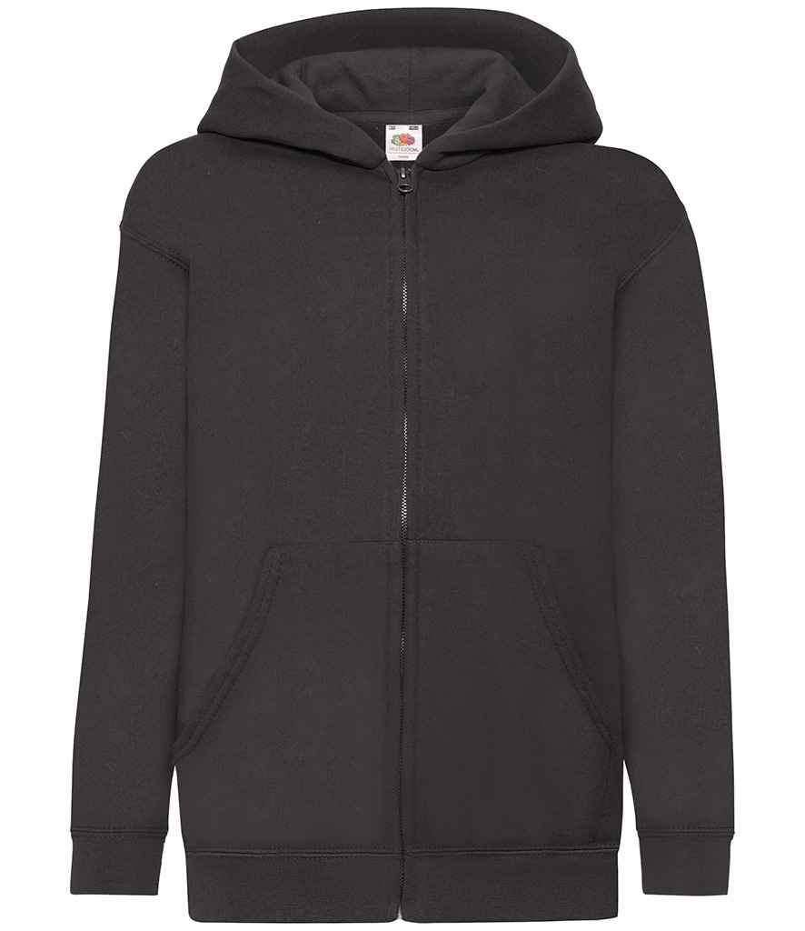 SS16B Fruit of the Loom Kids Classic Zip Hooded Sweatshirt