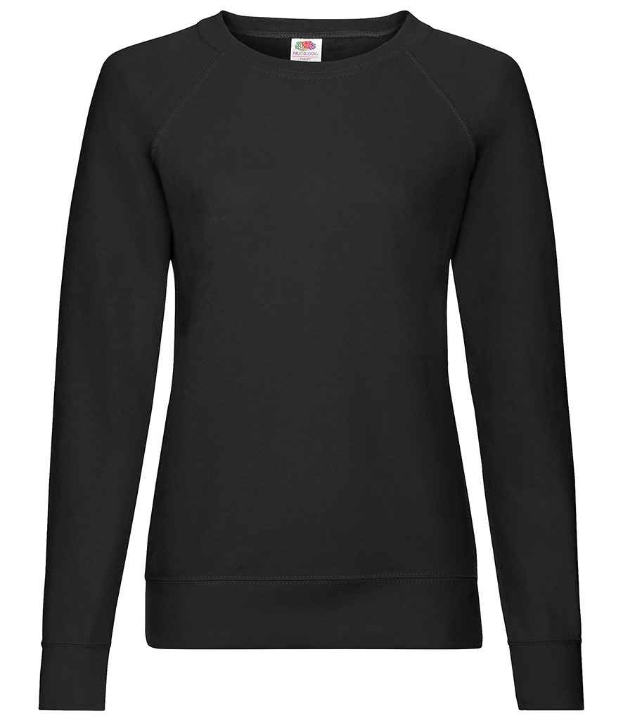 SS180 Fruit of the Loom Lady Fit Lightweight Raglan Sweatshirt