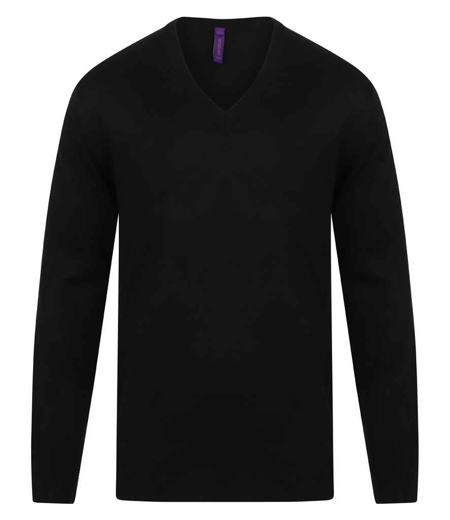 H760 Henbury Acrylic V Neck Sweater