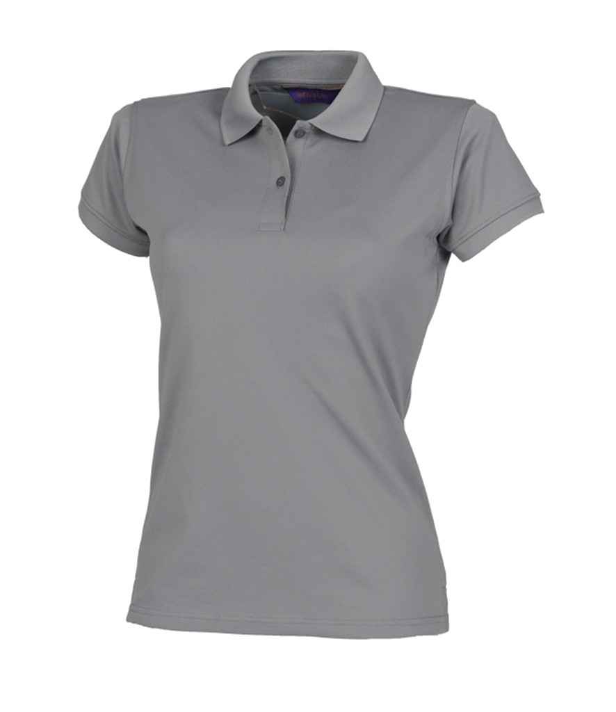 H476 Henbury Ladies Coolplus® Wicking Piqué Polo Shirt