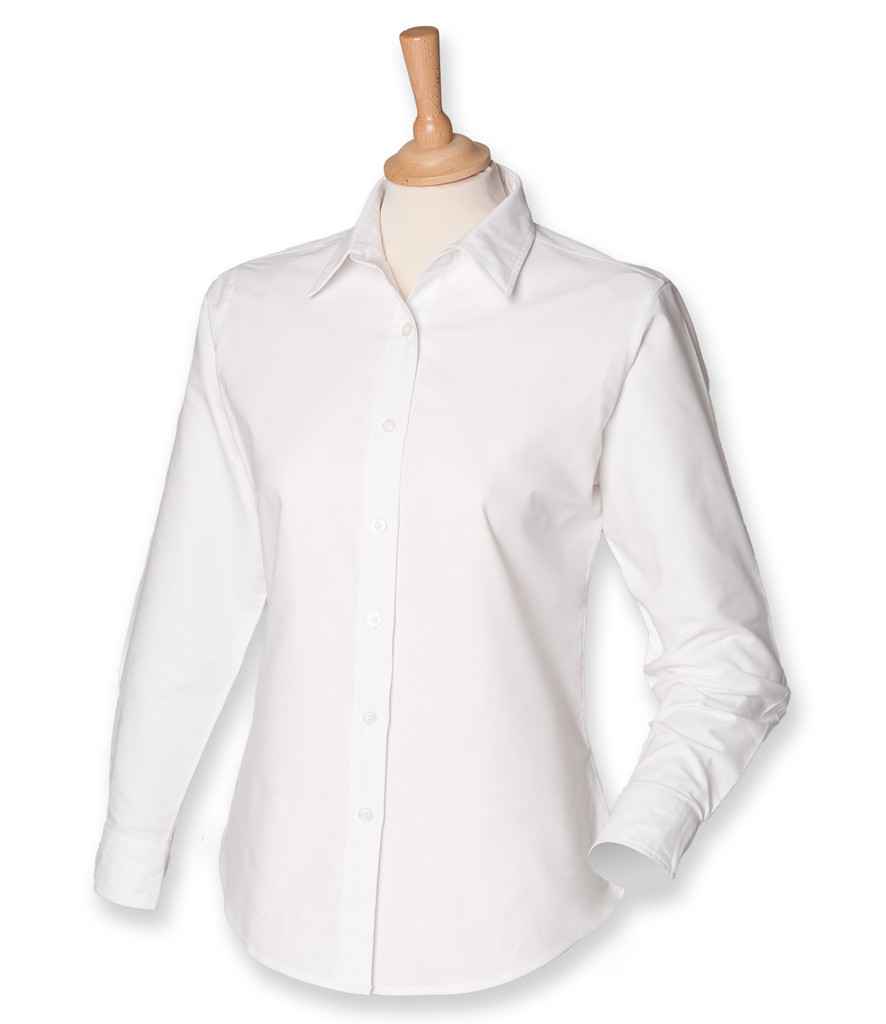 H511 Henbury Ladies Long Sleeve Classic Oxford Shirt