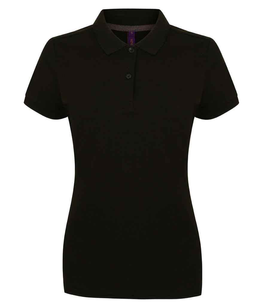 H102 Henbury Ladies Modern Fit Cotton Piqué Polo Shirt