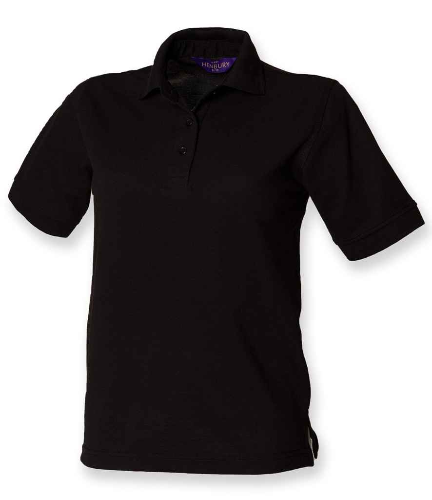 H401 Henbury Ladies Poly/Cotton Piqué Polo Shirt