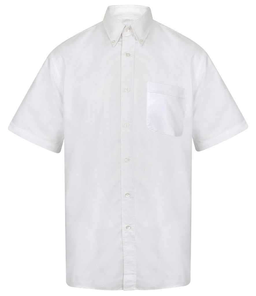 H515 Henbury Short Sleeve Classic Oxford Shirt