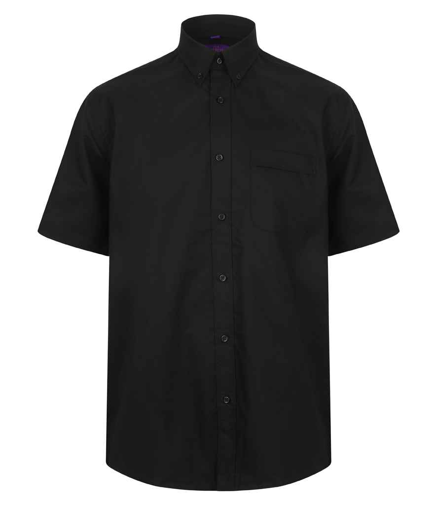 H595 Henbury Short Sleeve Wicking Shirt