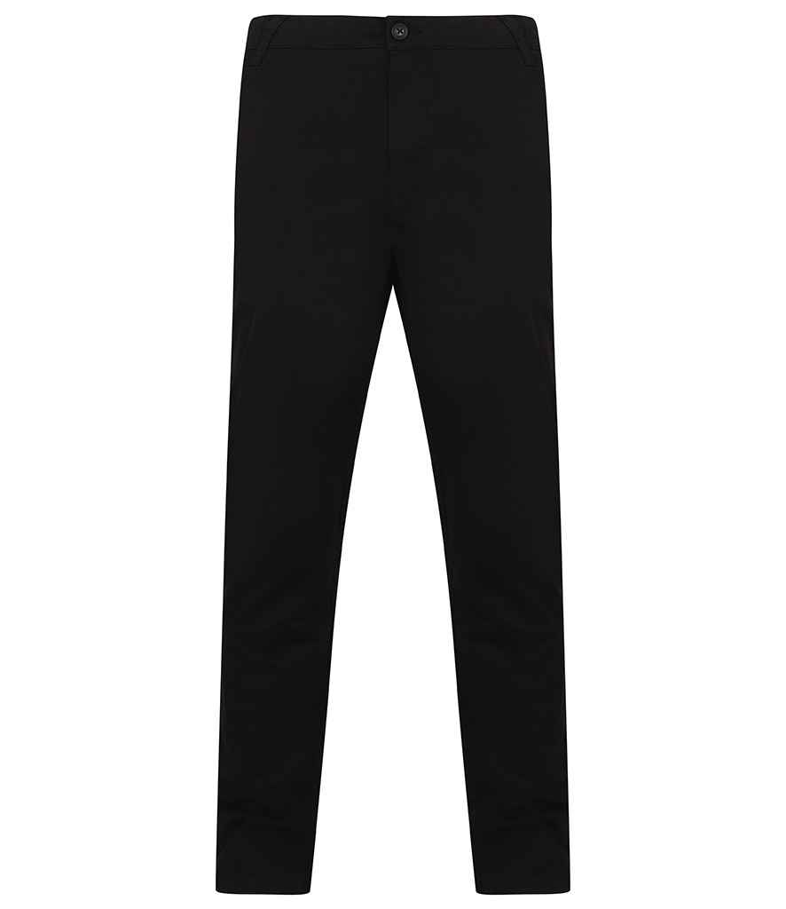 H650 Henbury Stretch Flex Waistband Chino Trousers