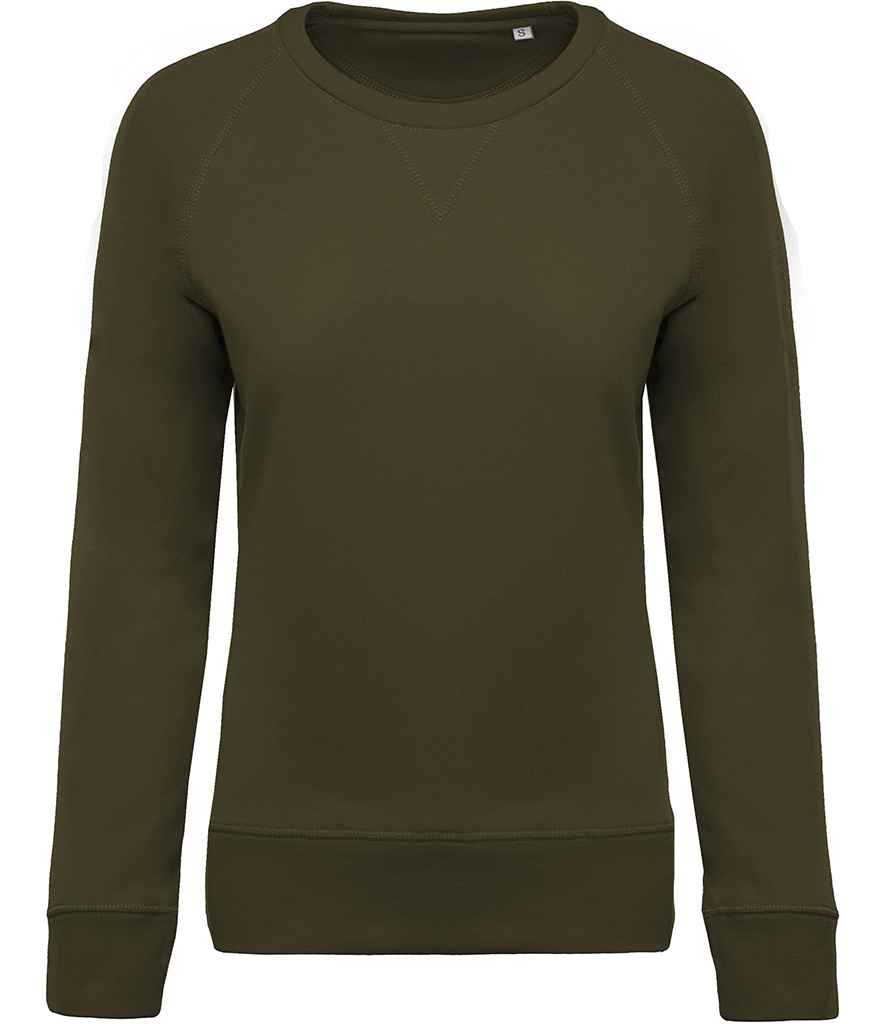 KB481 Kariban Ladies Organic Raglan Sweatshirt