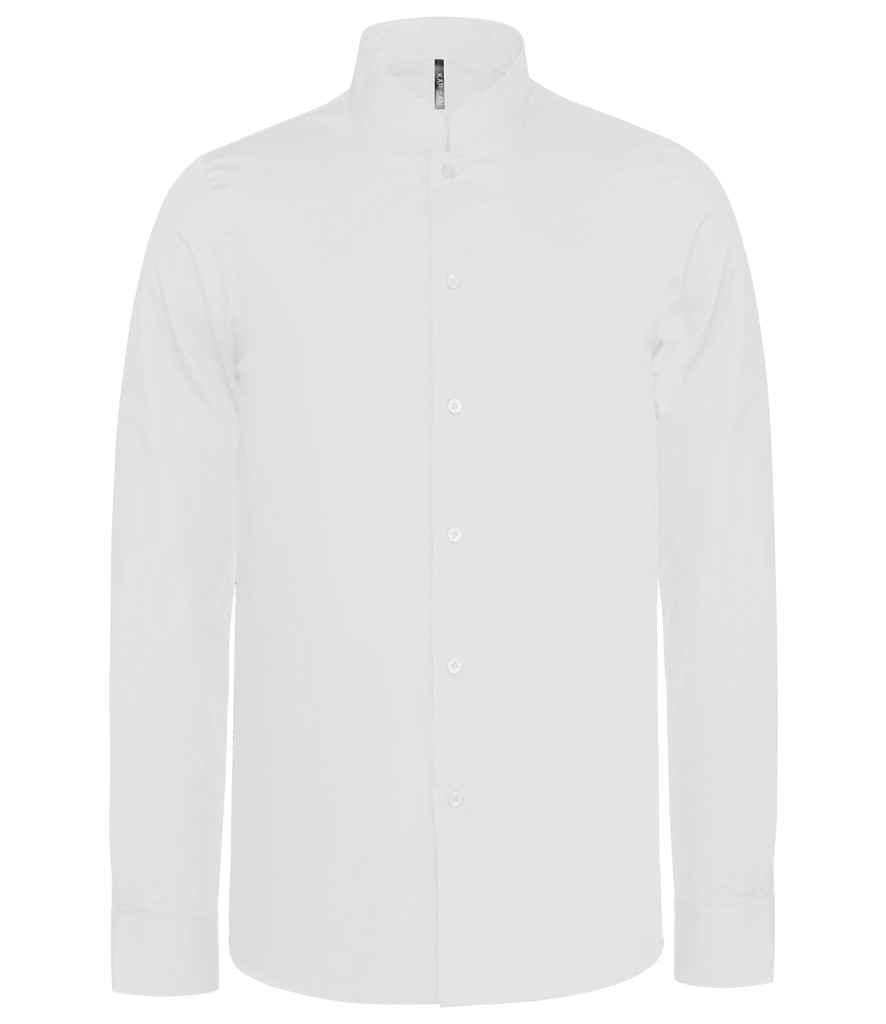 KB515 Kariban Long Sleeve Mandarin Collar Shirt