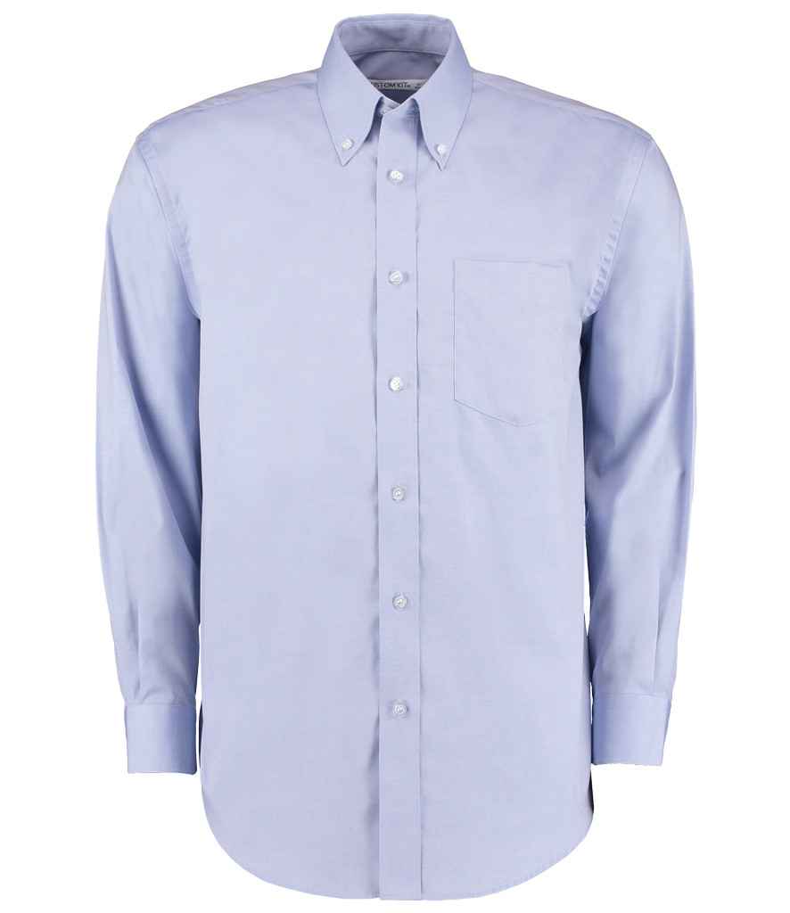 K118 Kustom Kit Premium Long Sleeve Classic Fit Oxford Shirt