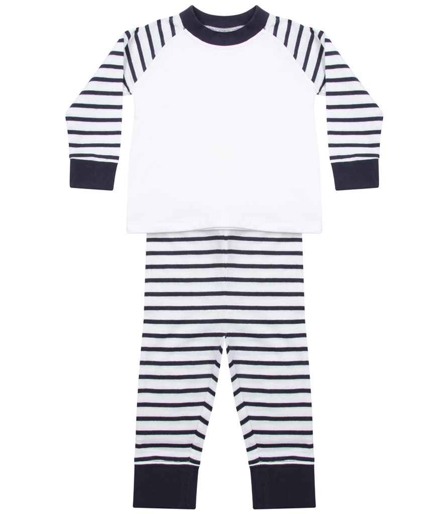 LW72T Larkwood Baby/Toddler Striped Pyjamas