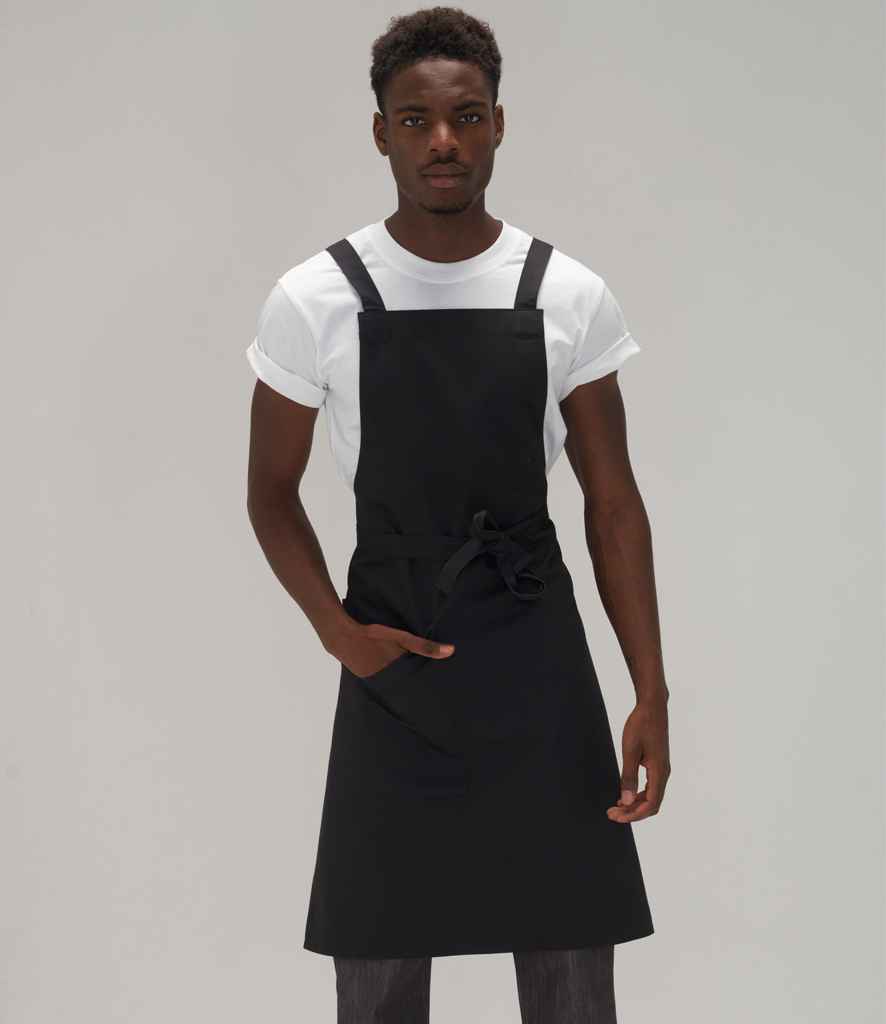 LE102 Le Chef Crossover Bib Apron