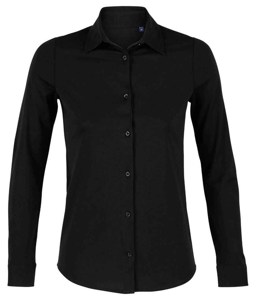 3199 NEOBLU Ladies Balthazar Jersey Long Sleeve Shirt