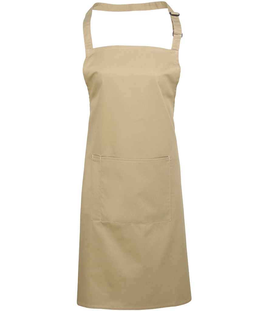 PR154 Premier 'Colours' Bib Apron with Pocket