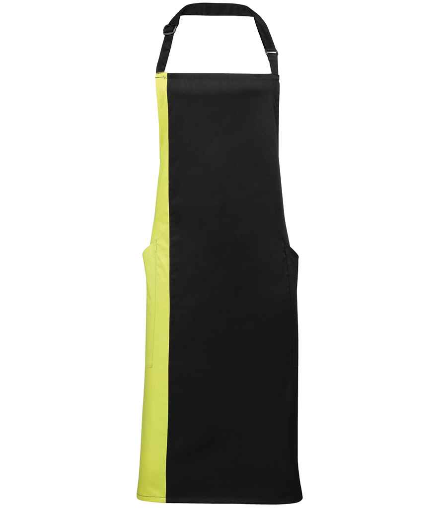 PR162 Premier Contrast Bib Apron