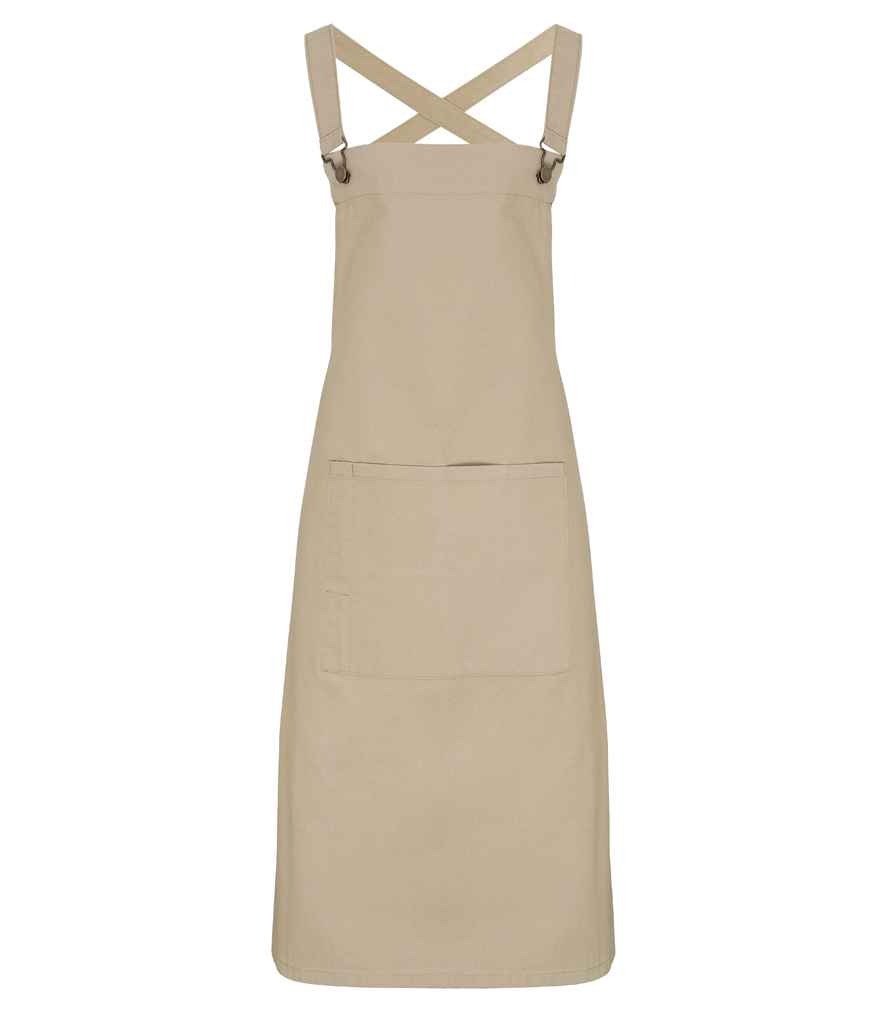 PR129 Premier Cross Back Barista Bib Apron