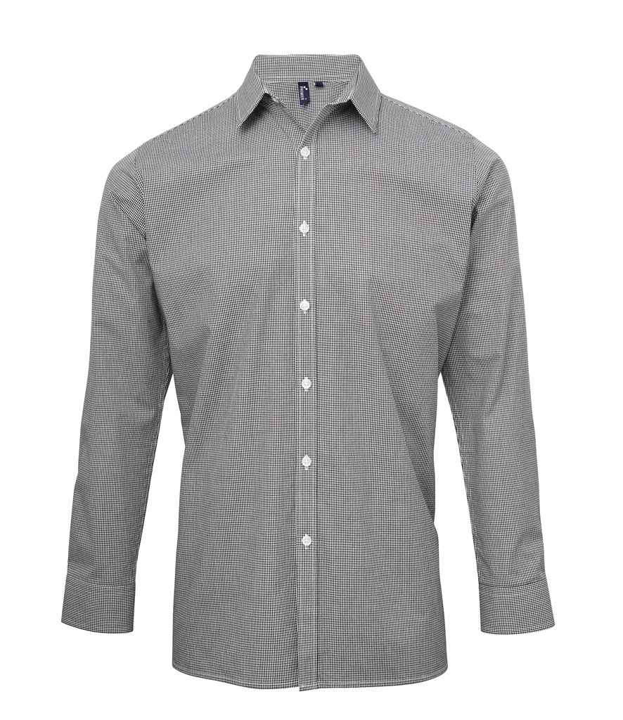 PR220 Premier Gingham Long Sleeve Shirt