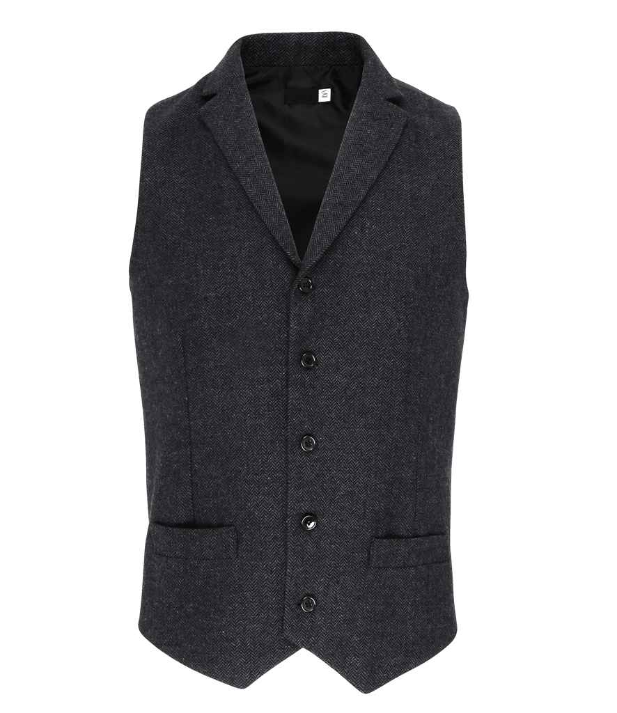 PR625 Premier Herringbone Waistcoat