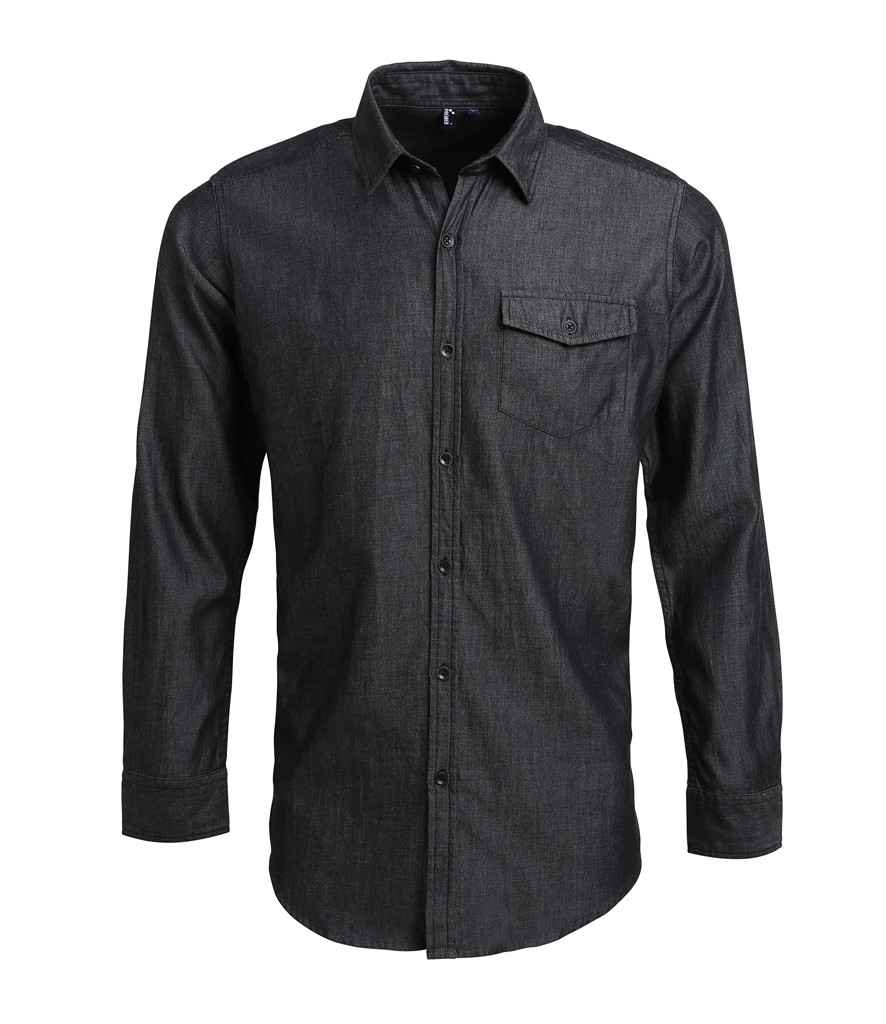 PR222 Premier Jeans Stitch Denim Shirt