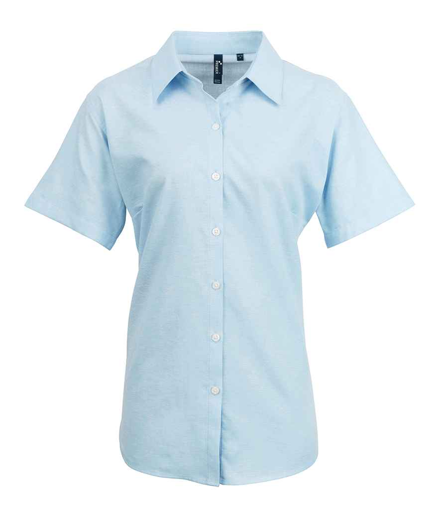 PR336 Premier Ladies Signature Short Sleeve Oxford Shirt