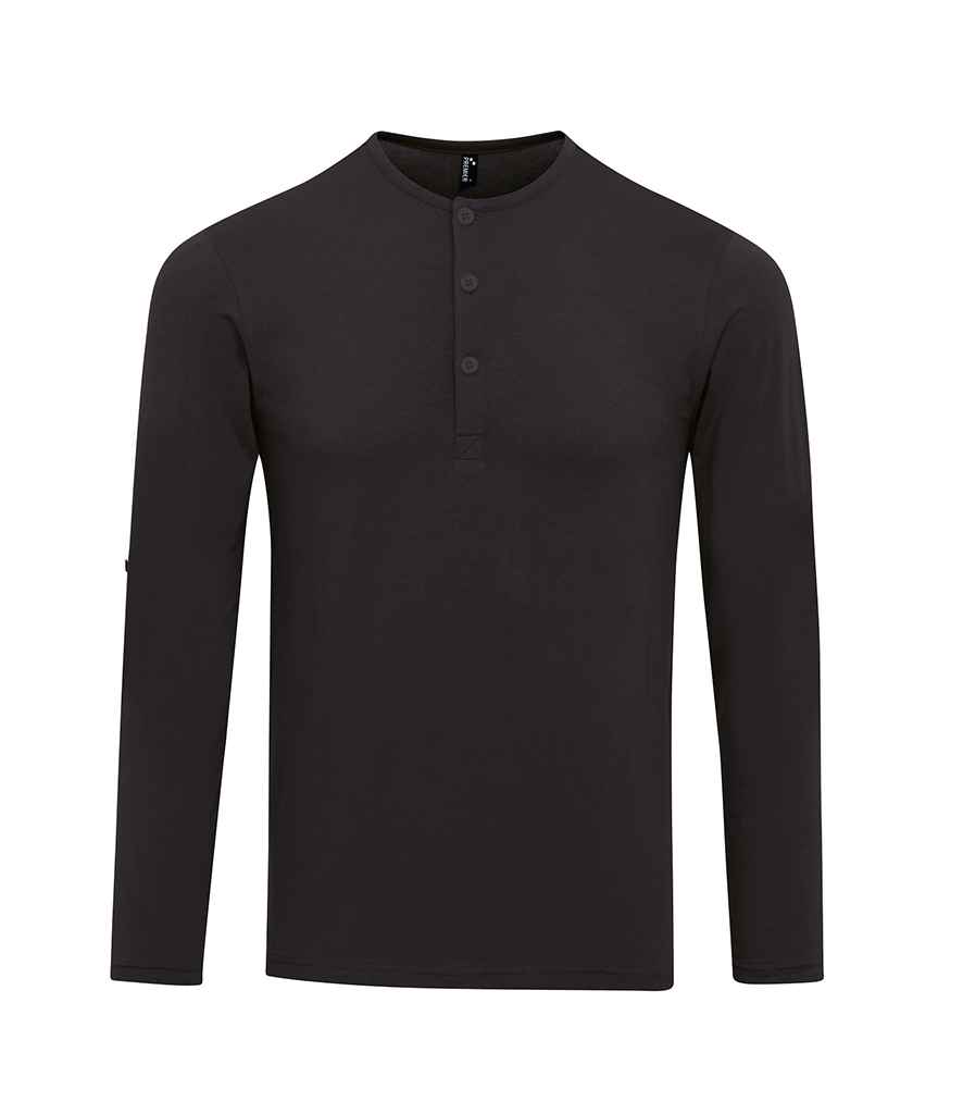PR218 Premier Long John Roll Sleeve T-Shirt